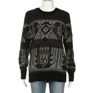 J. Crew Black & White Sweater